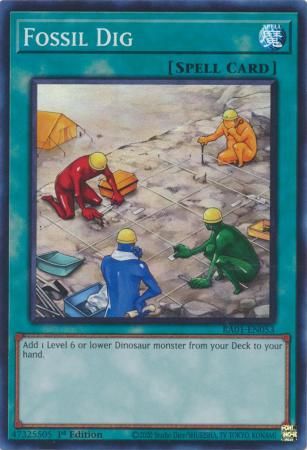 Fossil Dig - RA01-EN053 - Super Rare 25th Anniversary Rarity Collection Singles