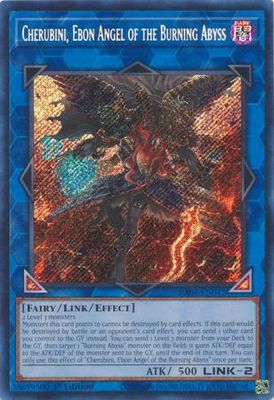 Cherubini, Ebon Angel of the Burning Abyss - RA01-EN042 - Secret Rare 25th Anniversary Rarity Collection Singles