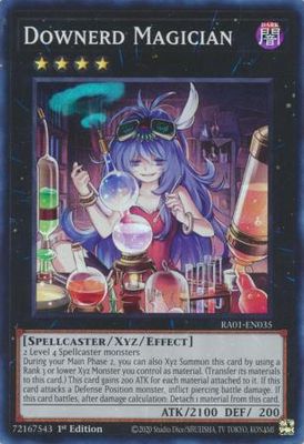 SJ Downerd Magician - RA01-EN035 - Super Rare 25th Anniversary Rarity Collection Singles