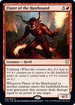 Flayer of the Hatebound 144/302 Commander 2019 Singles