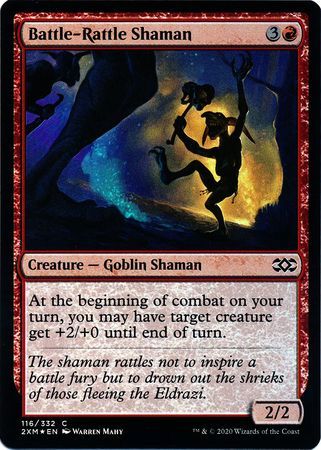 Battle-Rattle Shaman 116/332 - Foil Double Masters Foil Singles