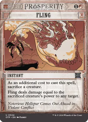 Fling - Outlaws of Thunder Junction: Breaking News (OTP)
Outlaws of Thunder Junction: Breaking News