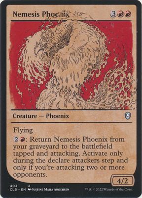 Nemesis Phoenix 403 - Showcase Rulebook
Commander Legends: Battle for Baldur&#39;s Gate Collector Booster Singles