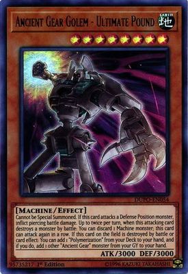 Ancient Gear Golem - Ultimate Pound - DUPO-EN054 - Ultra Rare 1st Edition
Duel Power 1st Edition Singles