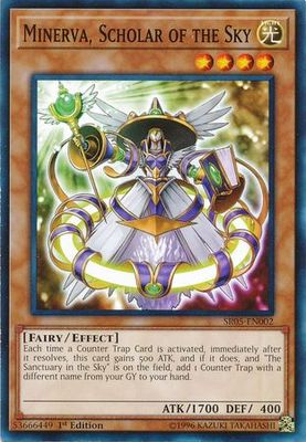 Minerva, Scholar of the Sky - SR05-EN002 - Common 1st Edition Wave of Light Singles *Espanol*