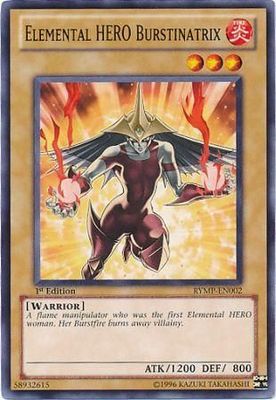 GA Elemental Hero Burstinatrix - RYMP-EN002 - Common 1st Edition Ra Yellow Mega Pack 1st Edition Singles