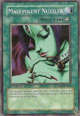 Malevolent Nuzzler - SDSC-EN023 - Common 1st Edition
Structure Deck: Spellcaster&#39;s Command 1st Edition Singles
