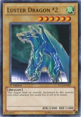 Luster Dragon #2 - YS11-EN002 - Common 1st Edition Starter Deck: Dawn of the Xyz 1st Edition Singles
