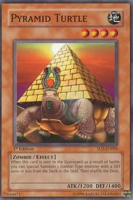 Pyramid Turtle - SD2-EN005 - Common 1st Edition Structure Deck: Zombie Madness 1st Edition Singles