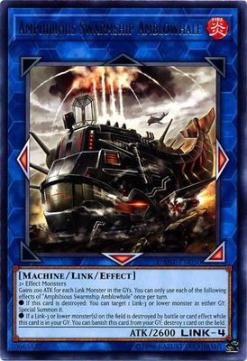 Amphibious Swarmship Amblowhale - DANE-EN050 - Rare Unlimited Dark Neostorm Unlimited Singles -Español-