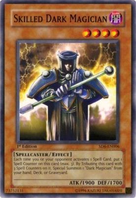 Skilled Dark Magician - SD6-EN006 - Common 1st Edition Structure Deck: Spellcaster&#39;s Judgment [SD6] 1st Edition Singles