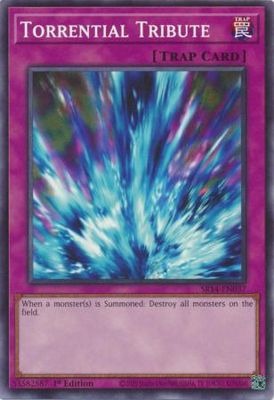 Torrential Tribute - SR14-EN037 - Common 1st Edition Fire Kings 1st Edition Singles (español)