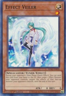 Effect Veiler - SDAZ-EN018 - Common 1st Edition Structure Deck: Albaz Strike 1st Edition Singles