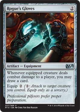 Rogue&#39;s Gloves 227/269 - Magic 2015 (M15) Singles (Español)