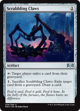 Scrabbling Claws 238/259
Ravnica Allegiance Singles