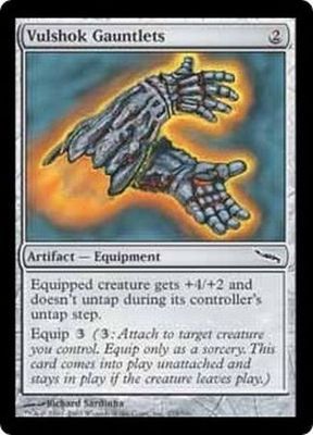 Vulshok Gauntlets
Mirrodin Singles (Español)