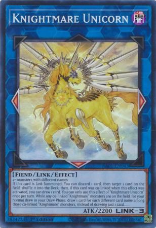 SH Knightmare Unicorn - RA01-EN043 - Super Rare 25th Anniversary Rarity Collection Singles