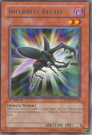 SJ Infernity Beetle - TSHD-EN014 - Rare Unlimited The Shining Darkness [TSHD] Unlimited Singles