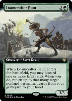 Loamcrafter Faun (Extended Art) - Commander: Wilds of Eldraine (WOC)
Commander: Wilds of Eldraine