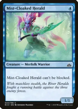 Mist-Cloaked Herald - Rivals of Ixalan (RIX) Rivals of Ixalan