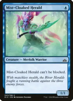 Mist-Cloaked Herald - Rivals of Ixalan (RIX) Rivals of Ixalan