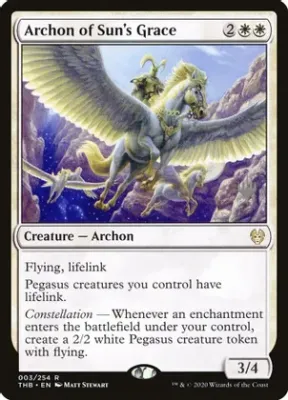 SJ Archon of Sun&#39;s Grace - Promo Pack: Theros Beyond Death (PPTHB)
Promo Pack: Theros Beyond Death