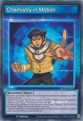 Chemistry in Motion - SGX2-ENS02 - Common 1st Edition
Speed Duel GX: Midterm Paradox Box Singles