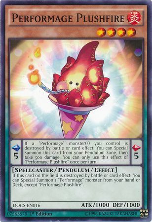 Performage Plushfire - DOCS-EN016 - Common 1st Edition Dimension of Chaos 1st Edition Singles -español-
