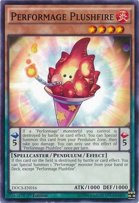 Performage Plushfire - DOCS-EN016 - Common 1st Edition Dimension of Chaos 1st Edition Singles -español-