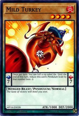 Mild Turkey - MP18-EN028 - Common 1st Edition 2018 Mega-Tins Singles