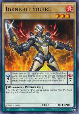 Igknight Squire - CORE-EN026 - Common Unlimited Clash of Rebellions Unlimited Singles