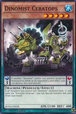 Dinomist Ceratops - BOSH-EN028 - Common 1st Edition Breakers of Shadow 1st Edition Singles -español-