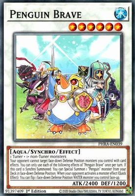 Penguin Brave - PHRA-EN039 - Common 1st Edition
Phantom Rage 1st Edition Singles [PHRA]
