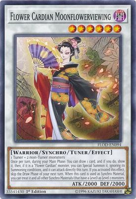Flower Cardian Moonflowerviewing - FLOD-EN094 - Common 1st Edition Flames of Destruction 1st Edition Singles -español-