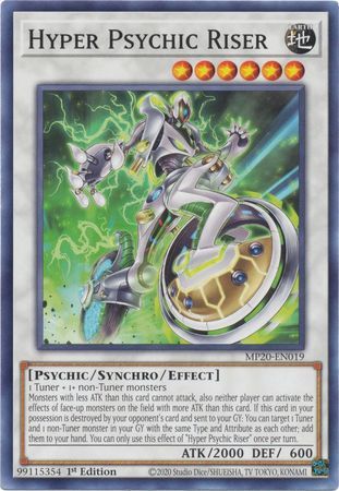 Hyper Psychic Riser - MP20-EN019 - Common 1st Edition 2020 Mega-Tin: Lost Memories 1st Edition Singles