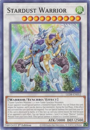 Stardust Warrior - LED8-EN052 - Common 1st Edition Legendary Duelists: Synchro Storm 1st Edition Singles