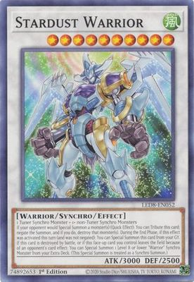 Stardust Warrior - LED8-EN052 - Common 1st Edition
Legendary Duelists: Synchro Storm 1st Edition Singles -español-