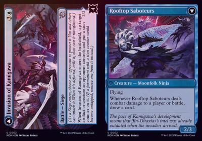 Invasion of Kamigawa // Rooftop Saboteurs 0062 - Foil
March of the Machine Foil Singles