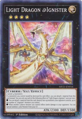 Light Dragon @Ignister - MP21-EN016 - Common 1st Edition 2021 Mega-Tin: Ancient Battles 1st Edition Singles