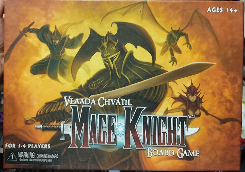 SJ Mage Knight Juego de Mesa Usado Completo