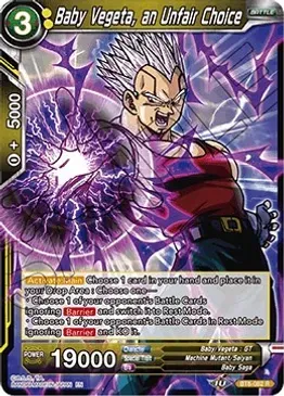 Baby Vegeta, an Unfair Choice - Malicious Machinations (DBS-B08) Malicious Machinations Foil