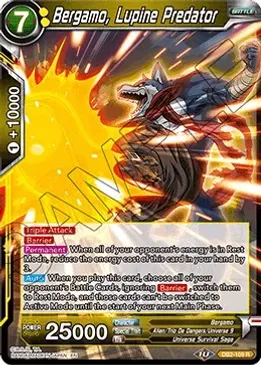 Bergamo, Lupine Predator - Draft Box 05 - Divine Multiverse (DB2)
Draft Box 05 - Divine Multiverse Foil