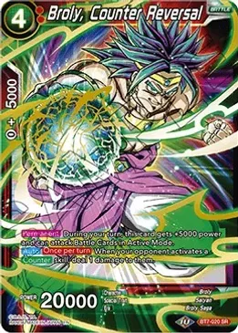 Broly, Counter Reversal - Assault of the Saiyans (DBS-B07)
Assault of the Saiyans Foil