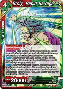 Broly, Rapid Barrage - Assault of the Saiyans (DBS-B07)
Assault of the Saiyans Foil
