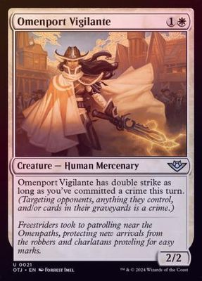 Omenport Vigilante 0021 - 
Outlaws of Thunder Junction Singles