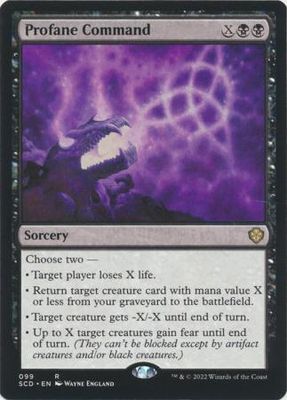 Profane Command 099
Starter Commander Decks 2022