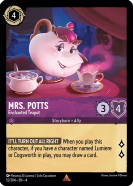 GA Mrs. Potts - Enchanted Teapot - Ursula&#39;s Return (4) Ursula&#39;s Return