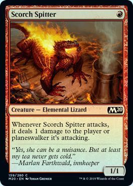 Scorch Spitter 159/280 - Foil Magic 2020 (M20) Foil Singles