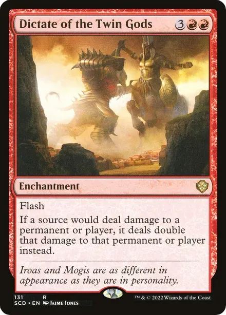 Dictate of the Twin Gods - Starter Commander Decks (SCD)
Starter Commander Decks (Español)