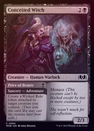 Conceited Witch 0084 - Foil
Wilds of Eldraine Foil Singles